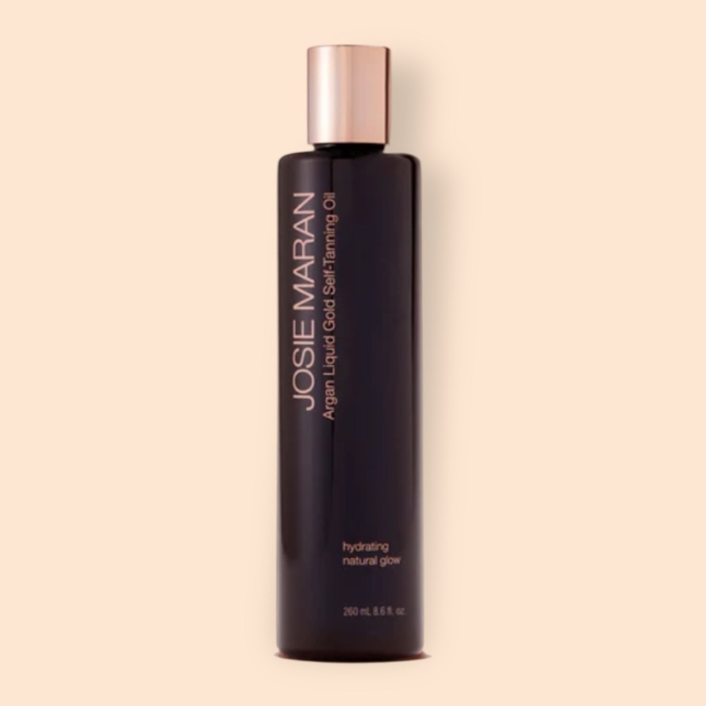 New Josie Maran Argan Oil Liquid Gold Self Tanning Oil Large 8.6oz Hydrating